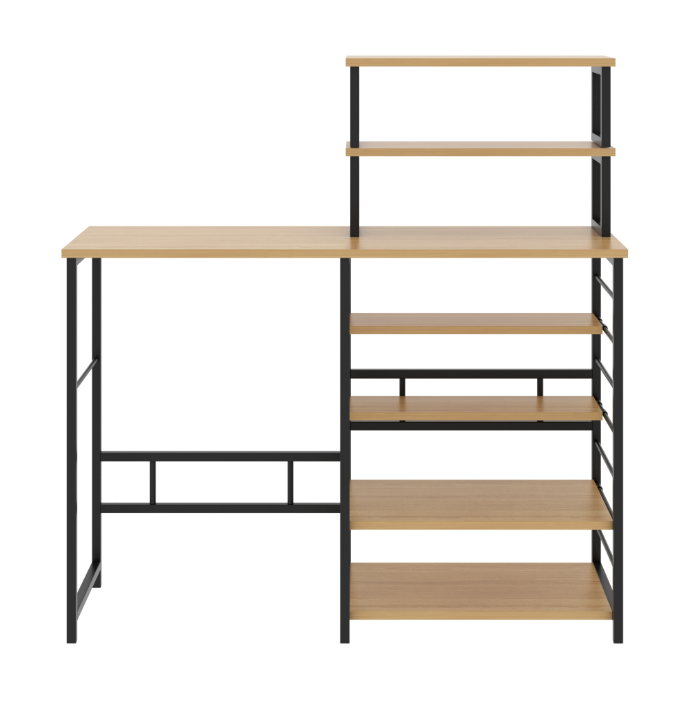 Steel wooden table