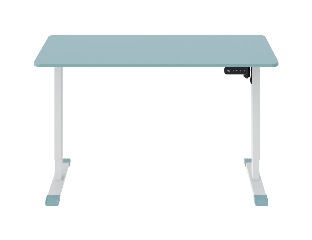 Dual-column electric height-adjustable desk