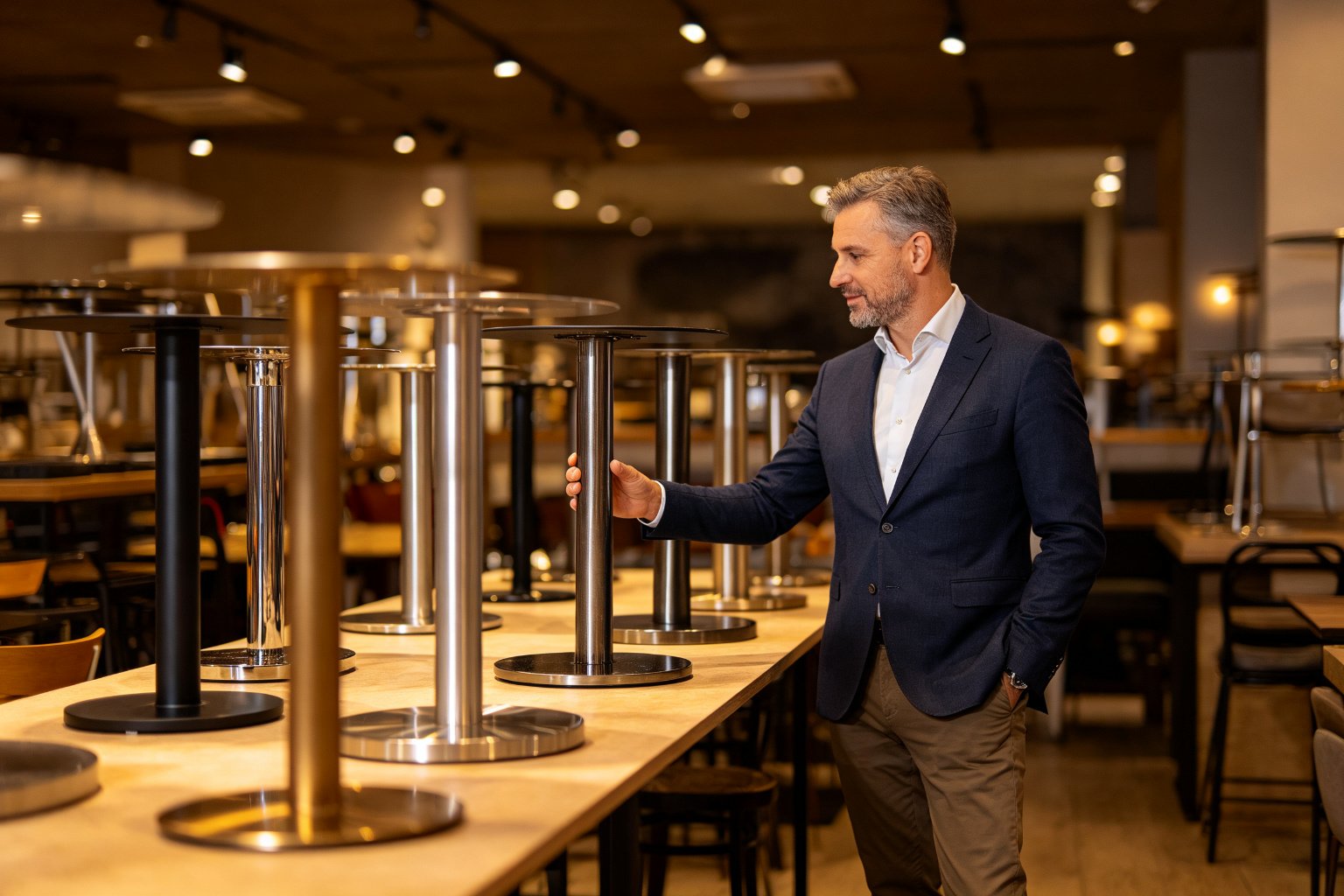 Choosing the right restaurant table base size and style